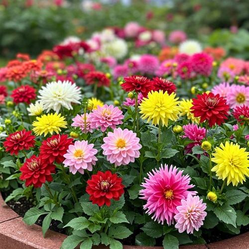 Dahlia Simple Mix Flower Seeds
