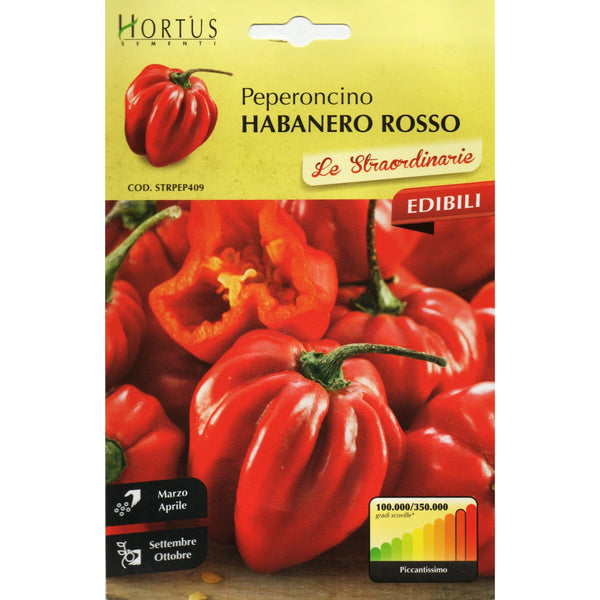Red Habanero Pepper Seeds (Capsicum chinense)
