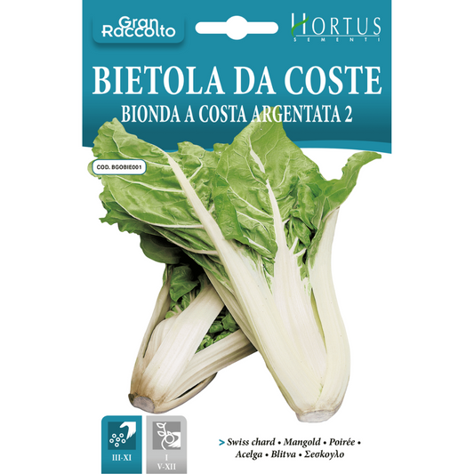 Hortus Swiss Chard Blonde White Ribbed 2 30gm