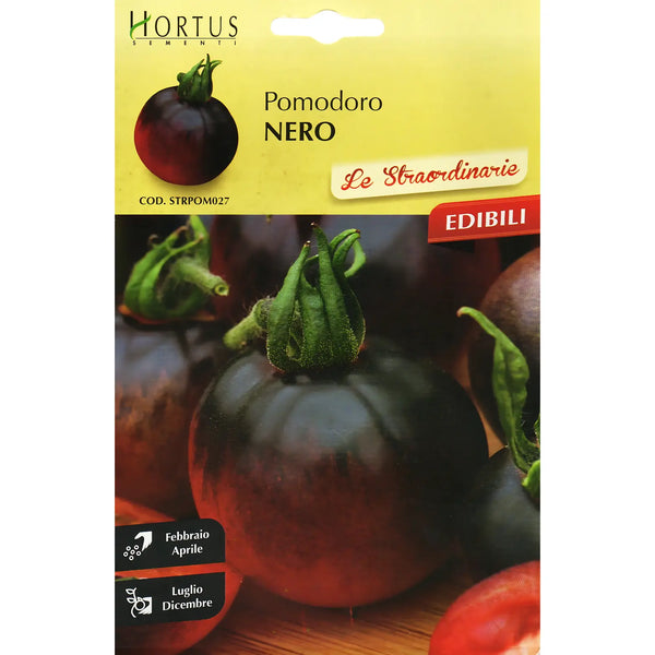Black Tomato Seeds (Solanum lycopersicum 'Nero')