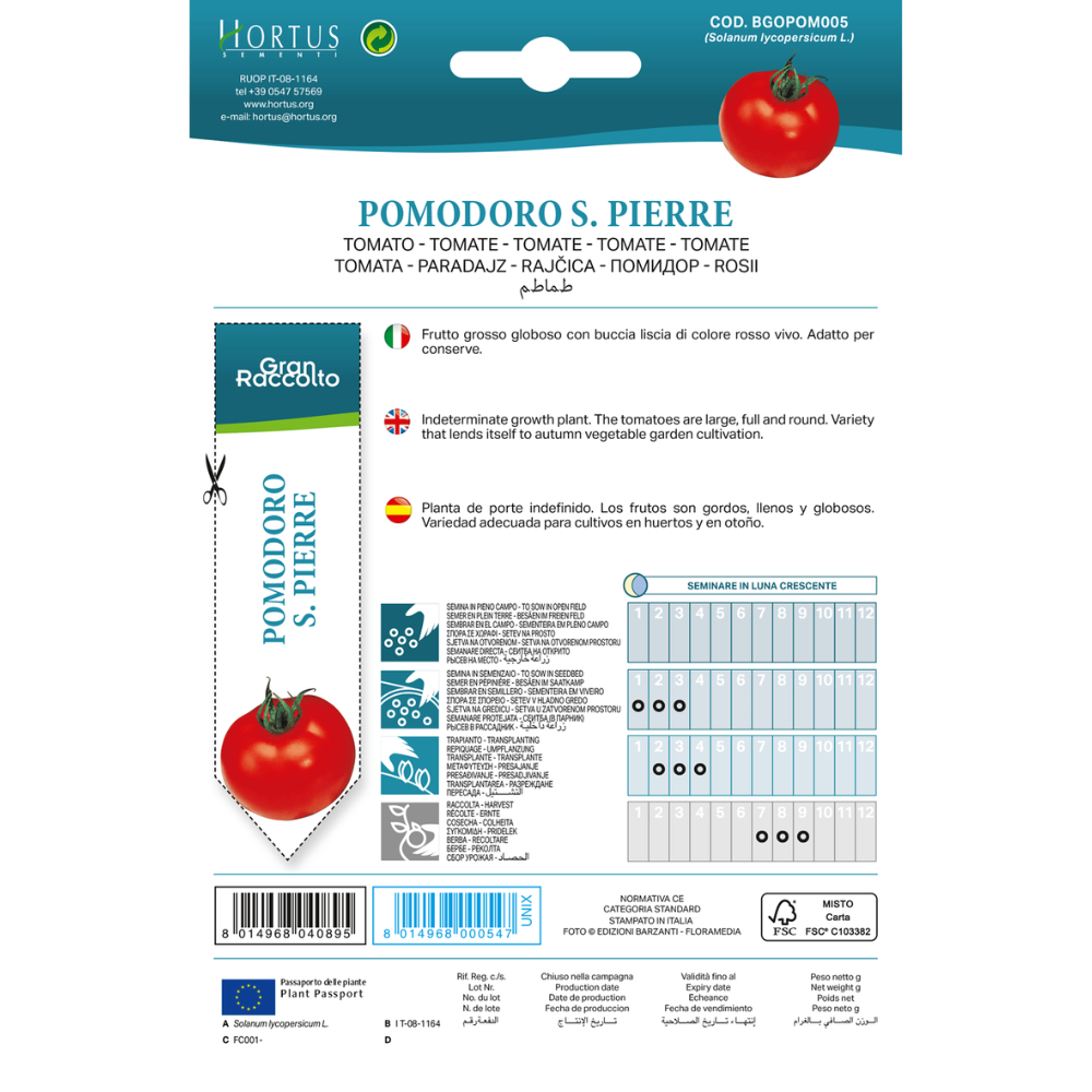 Hortus Tomato St Pierre 2gm