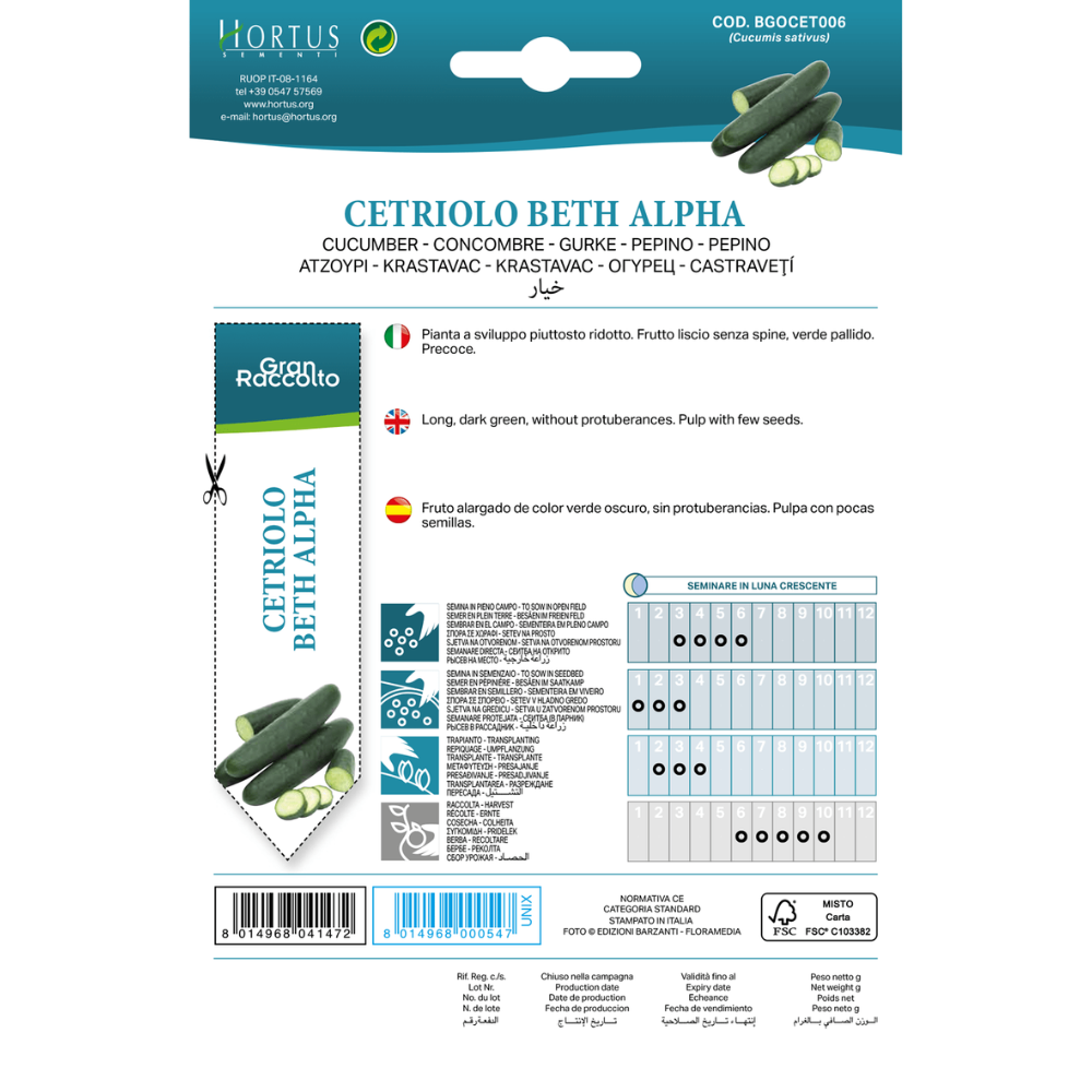 Cucumber Beth Alpha 10gm